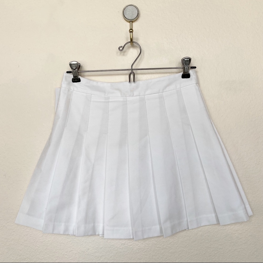 Aritzia Sunday Best Olive Mini Skirt 15”